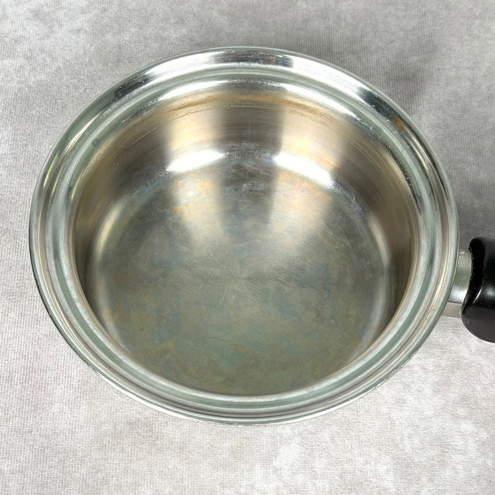 Saladmaster Versa Tec TP304-316 1 qt Sauce Pan w/Vapo-Lid & Long Handle System 7